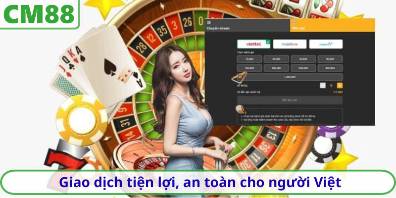 Giao dịch tiện lợi, an toàn cho người Việt